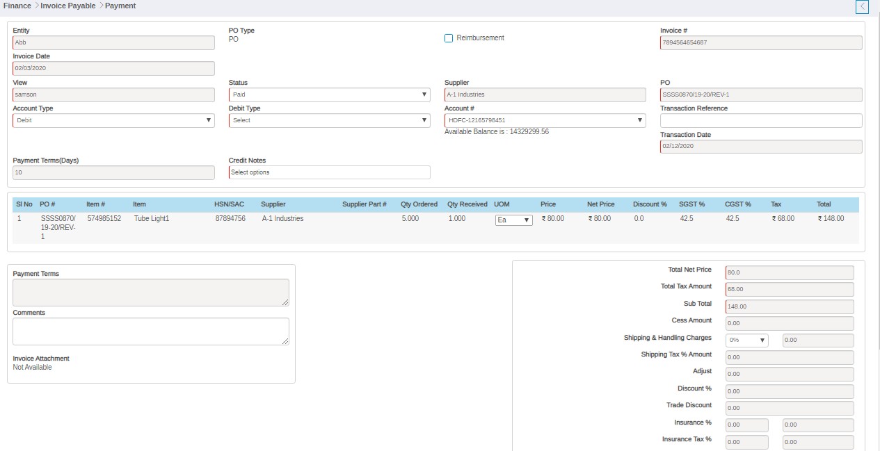 INVOICE MANAGEMENT-CROSS-FUNCTIONAL COLLABORATION
